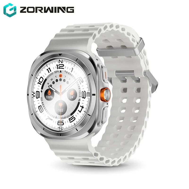 47mm Smart Watch 7 Ultra Men Women AMOLED NFC Compass IP68 Waterproof Heart Rate SpO2 Sport Smartwatch for Android IOS New