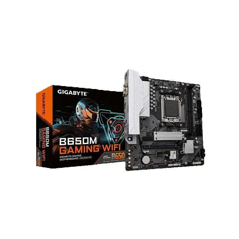 GIGABYTE B650M GAMING WIFI Support for DDR5 6400 M.2 2.5GbE LAN 5+2+2 Phases Digital VRM B650 Ryzen™ 7000 Series AMD Socket AM5