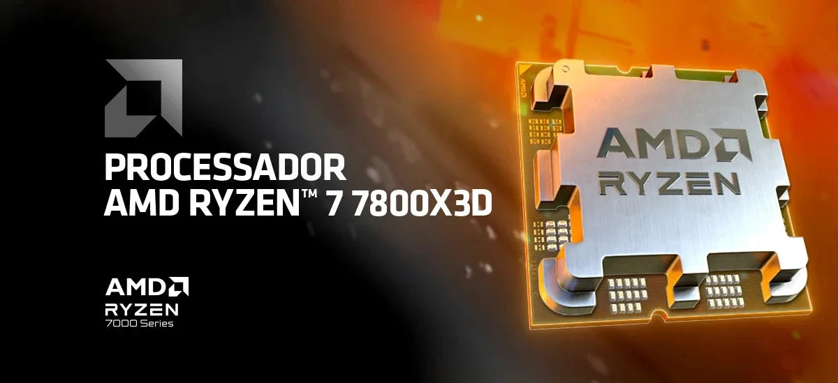 AMD Ryzen 7 7800X3D 4.2GHz 8-Core 16-Thread New L3=96M Processor R7 7800X3D Socket AM5 DDR5 5NM 120W but without cooler