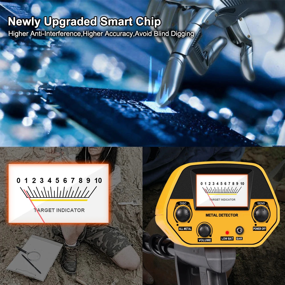 MD-5090 Metal Detector Gold Digger Treasure Hunter Adults High Accuracy Underground Gold Detector Coins Jewelry Detector